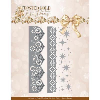 Find It Trading Frosted Gold Christmas - Frosted Gold Borders